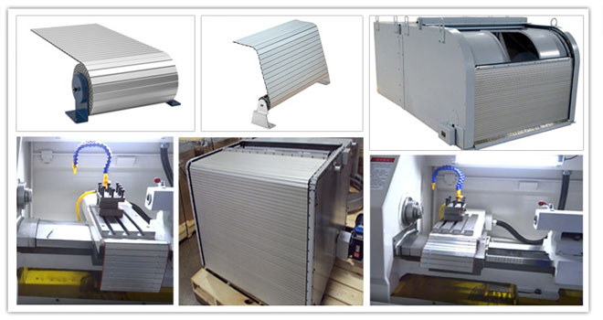 Heat Resistant Aluminium Curtain Apron Cover For Guide Protection
